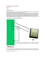 CPU làm việc như thế nào ( phần 3 )