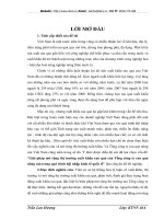 Giải pháp mở rộng thị trường xuất khẩu rau quả của Tổng công ty rau quả nông sản trong quá trình hội nhập kinh tế quốc tế