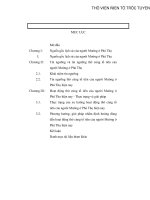 Hoạt động thờ cúng tổ tiên của người Mường ở Phú Thọ