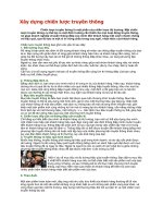 Xây dựng chiến lược truyền thông