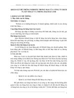 Khảo sát hệ thống website thương mại của công ty dịch vụ kỹ thuật và thương mại Bảo Anh