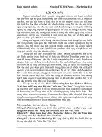 87 Marketing hỗn hợp dịch vụ Hội chợ Triển lãm tại Trung tâm Hội chợ Triển lãm Việt Nam