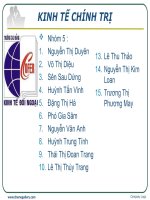 Kinh tế chính trị-Kinh tế đối ngoại