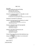 Các phương pháp nối dây của mạng điện và so sánh các chỉ tiêu kỹ thuật