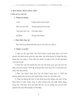 BẢNG ĐÁNH GIÁ THỰC HIỆN CÔNG VIỆC