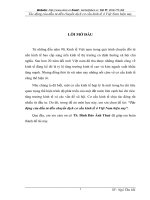 Tác động của đầu tư đến chuyển dịch cơ cấu kinh tế ở Việt Nam hiện nay