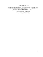 Xây dựng bộ bài thí nghiệm mô phỏng cho môn học Cấu kiện điện tử