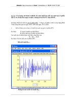 Ước lượng mô hình GARCH cho một chuỗi lợi suất của một loại cổ phiếu bất kì với số liệu theo ngày (ít nhất 2 tháng) trên HASTC hoặc HOSE