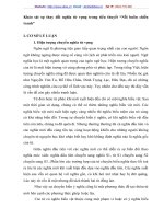 Khảo sát sự thay đổi nghĩa từ vựng trong tiểu thuyết “Nỗi buồn chiến tranh”