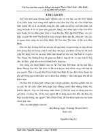 Văn hóa ẩm thực truyền thống của người Thái ở Mai Châu - Hòa Bình  với sự phát triển du lịch