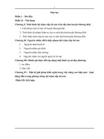 Tình hình tội trộm cắp tài sản tại địa phương nơi sinh viên thực tập. Thực tiễn áp dụng luâth hinh sự và các biện pháp đấu tranh phòng chống loại tội phạm này