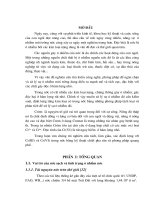 Vai trò của nước sách và tình trạng ô nhiễm nước