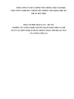 NGHIÊN CỨU CÔNG NGHỆ CHUYỂN MẠCH NHÃN MPLS VÀ ĐỀ XUẤT CÁC KIẾN NGHỊ ÁP DỤNG TRONG MẠNG THẾ HỆ SAU NGN CỦA TỔNG CÔNG TY