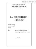 Cách giải quyết khủng hoảng trong quan hệ công chúng
