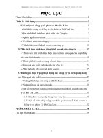 Phân tích thực trạng hoạt động sản xuât kinh doanh tại công ty cổ phần Cơ khí Gia Lâm