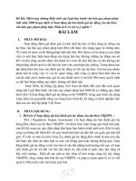 quy định về hoạt động dự báo đánh giá tác động của dự thảo văn bản quy phạm pháp luật