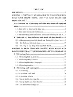 Xây dựng chiến lược kinh doanh cho doanh nghiệp cổ phần