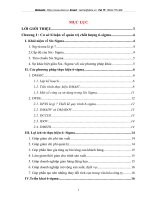 Các phương pháp thực hiện 6-sigma