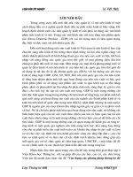 Vận dụng các phương pháp thống kê để phân tích chỉ tiêu GDP cảu Việt Nam thời kỳ 1990- 2001