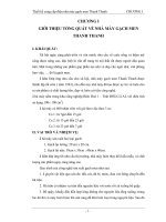 Thiết kế cung cấp điện nhà máy gạch men Thanh Thanh