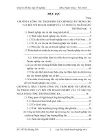 Hoàn thiện công tác thẩm định tài chính dự án trong cho vay Doanh nghiệp vừa và nhỏ tại Ngân hàng Công thương Đống Đa