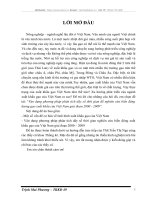 Vận dụng phương pháp phân tích dãy số thời gian để nghiên cứu biến động lượng gạo xuất khẩu của Việt Nam giai đoạn 2000 - 2009