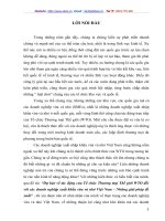 dự báo về tác động của tổ chức thương mại thế giới WTO đối với các doanh nghiệp vừa và nhỏ VN