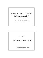 KINH TẾ HỌC VI MÔ - Chương 6