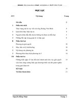 Tiểu luận quản lý dự án