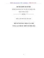 CHỢ VÙNG CAO THUỘC MIỀN NÚI PHÍA BẮC