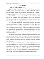 Hoạt động thanh toán quốc tế của ngân hàng nông nghiệp và phát triển nông thôn Việt Nam theo hình thức tín dụng chứng từ