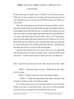 Tổ chức công tác quản lý chi phí sản xuất và giá thành sản phẩm