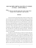 VAI TRÒ CỦA TRI THỨC KHOA HỌC CÔNG NGHỆ VỚI SỰ NGHIỆP CÔNG NGHIỆP HOÁ - HIỆN ĐẠI HOÁ