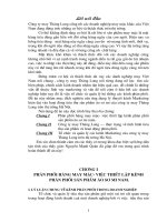 197 Tổ chức và quản lý các kênh Marketing của Công ty may Thăng Long trên thị trường Hà Nội