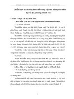 Chiến lược marketing lãnh thổ trong việc thu hút nguồn nhân lực về địa phương Thanh Hoá