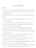 Nghiên cứu và gải bài toán  khôi phục cấu trúc xạ ản từ ba ảnh trong thị  giác  máy tính 10