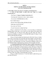 419 Báo cáo tổng hợp về hoạt động sản xuất kinh doanh, nguồn nhân lực và phương pháp, quản trị nguồn nhân lực của Công ty cổ phần constrexim số 1