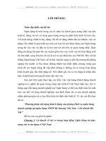 Phương pháp xếp hạng khách hàng của phòng Dịch vụ ngân hàng doanh nghiệp tại ngân hàng TMCP Kỹ thương Việt Nam - Chi nhánh Hà Nội