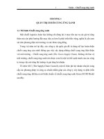 QUẢN TRỊ CHUỖI CUNG ỨNG XANH