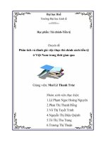 Phân tích và đánh giá việc thực thi chính sách tiền tệ  ở Việt Nam trong thời gian qua