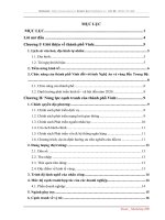 Năng lực cạnh tranh của thành phố Vinh