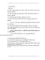 Hoàn thiện phương pháp phân tích tài chính của khách hàng tại Ngân hàng công thương Hải Dương