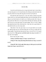 Hiệu quả sản xuất kinh doanh của công ty vận tải số 3