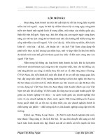 Thực trạng và một số giải pháp nhằm hoàn thiện chất lượng dịch vụ ăn uống tại khách sạn Thăng Long Opera – Hà Nội