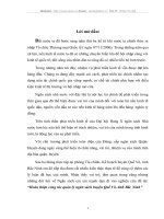 Hoàn thiện công tác quản lý ngân sách huyện Quế Võ, tình Bắc Ninh