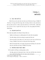 tính toán thiết kế hệ thống xử lý nước thải công ty TNHH CP Việt Nam