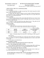 ĐỀ THI TUYỂN SINH ĐẠI HỌC NĂM 2009