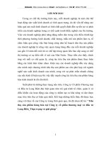 Tiêu thụ sàn phầm hàng hóa tại Công ty cổ phần thương mại và đầu tư Long Biên_Thực trạng và giải pháp