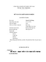 Đề tài sáng kiến kinh nghiệm