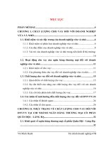 Các giải pháp nâng cao chất lượng cho vay đối với DNVVN tại MB Láng Hạ